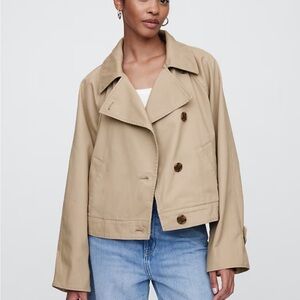 Women's GAP cropped trench coat